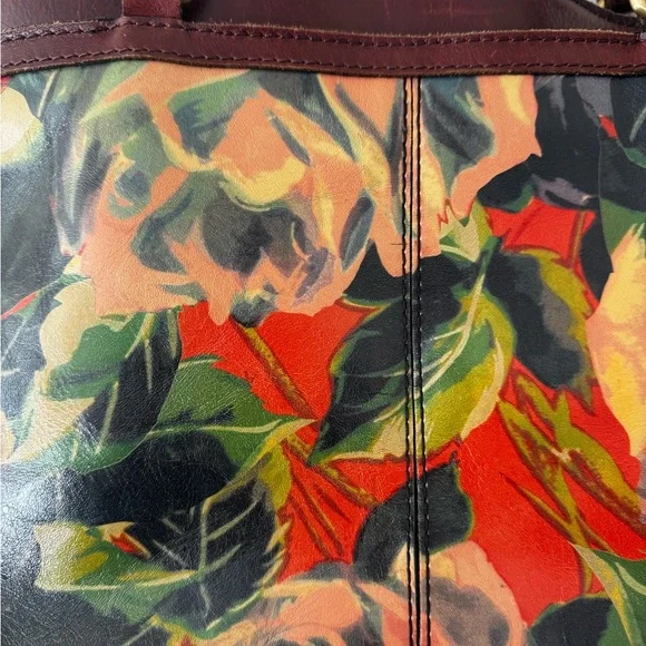 Patrica Nash Floral Leather Shoulder Bag